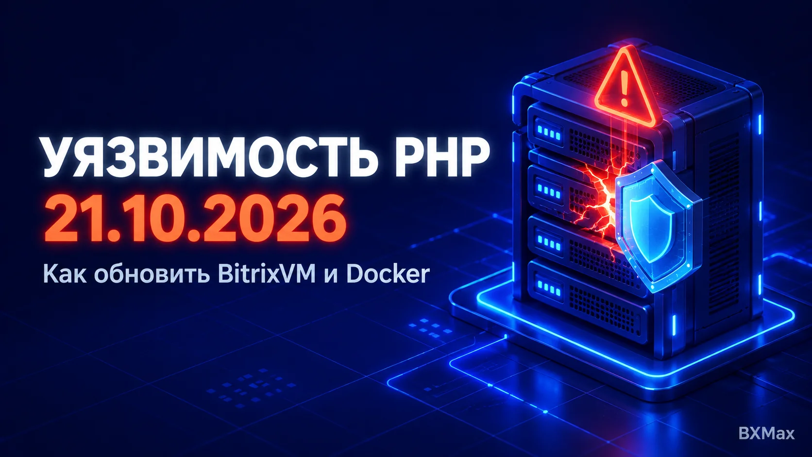 Критическая уязвимость PHP 21 октября: как обновиться на BitrixVM 7, BitrixVM 9 и в Docker